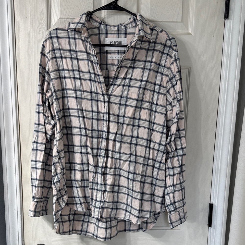 Grayson The Hero Plaid Flannel Button Down Size 05 (XL)